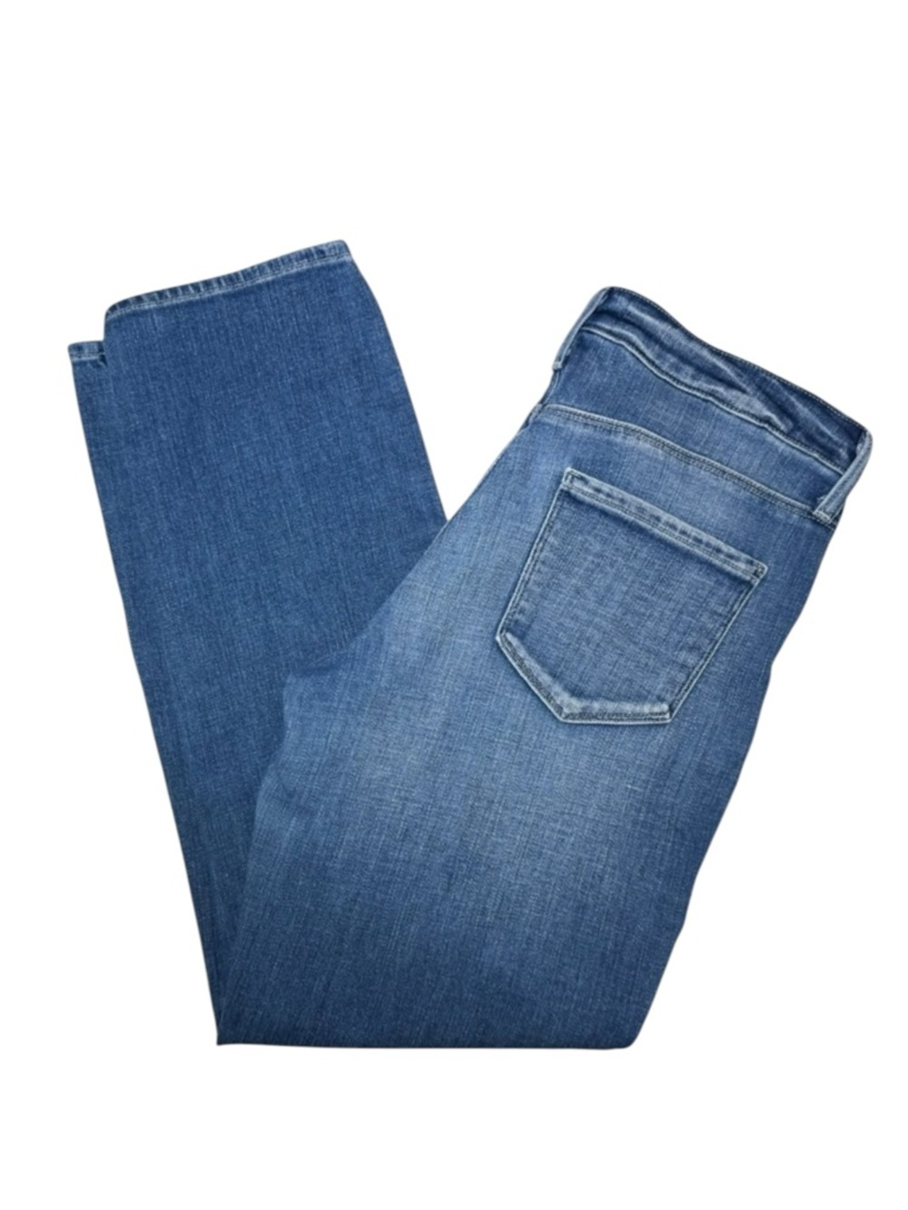 L’Agence Marjorie Mid Rise Straight Jeans 26 Balboa Wash Stretch Denim USA